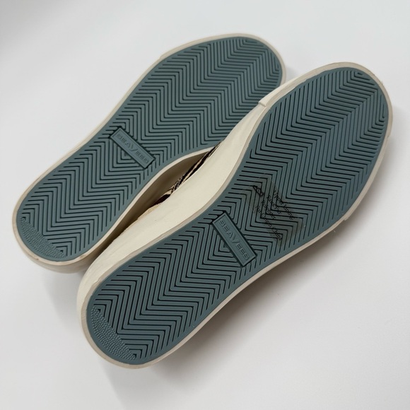 NWOT SeaVees Baja Slip On Cowhide Zebra Print Platform Sneakers Size 8.5 Brown - Picture 8 of 8